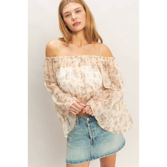 Floral Off Shoulder Top