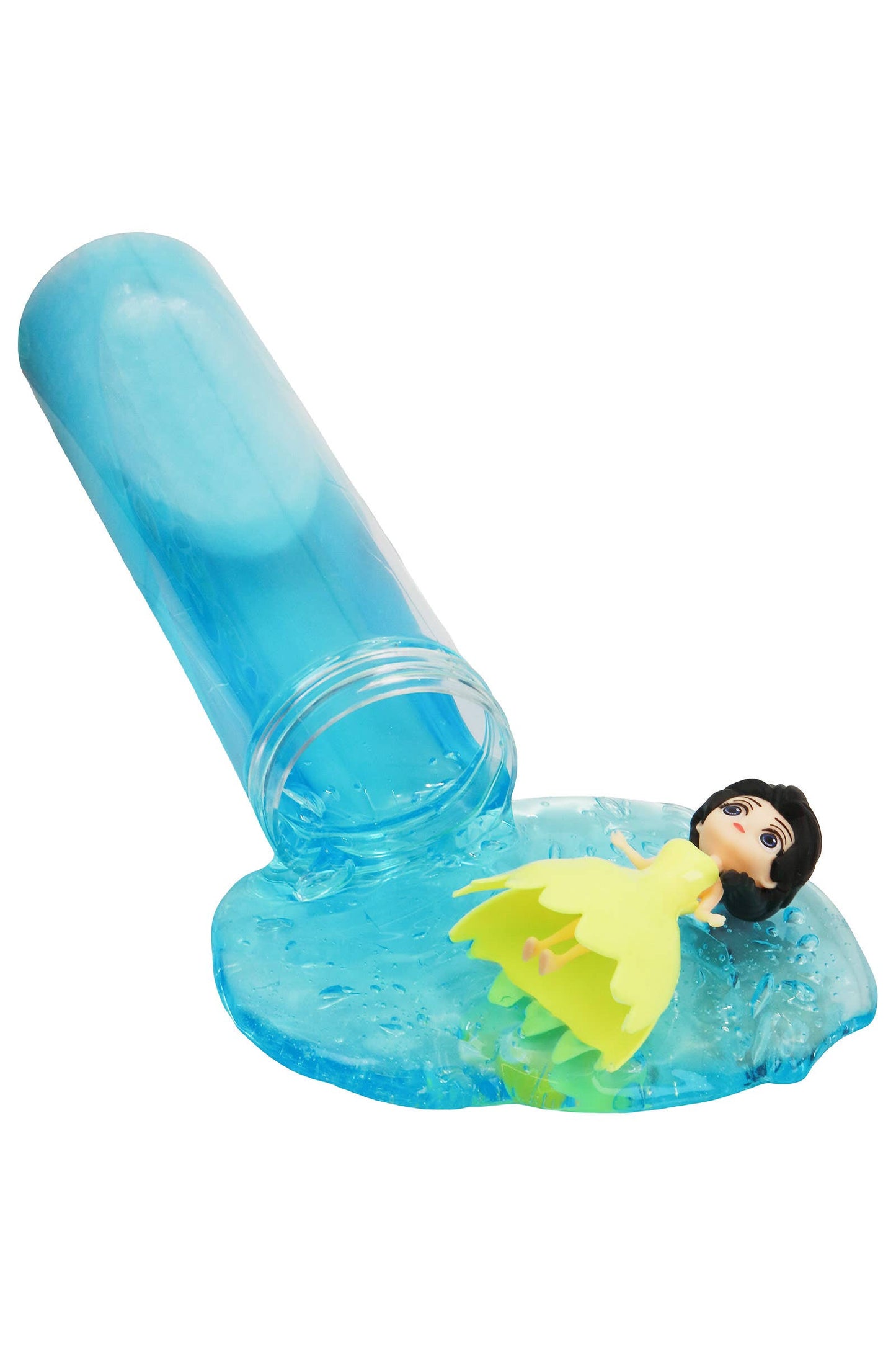 Mini Princess Doll Two-Tone Shimmery Gel Slime Jar - EST Arrival Mid Aug