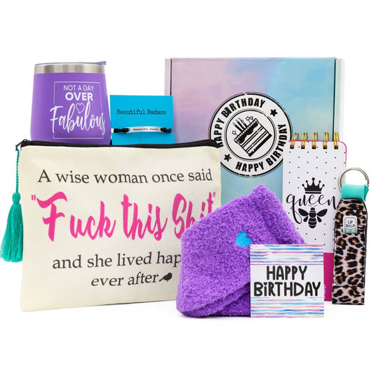 Bestie birthday Gift Set (with Cuss Words)