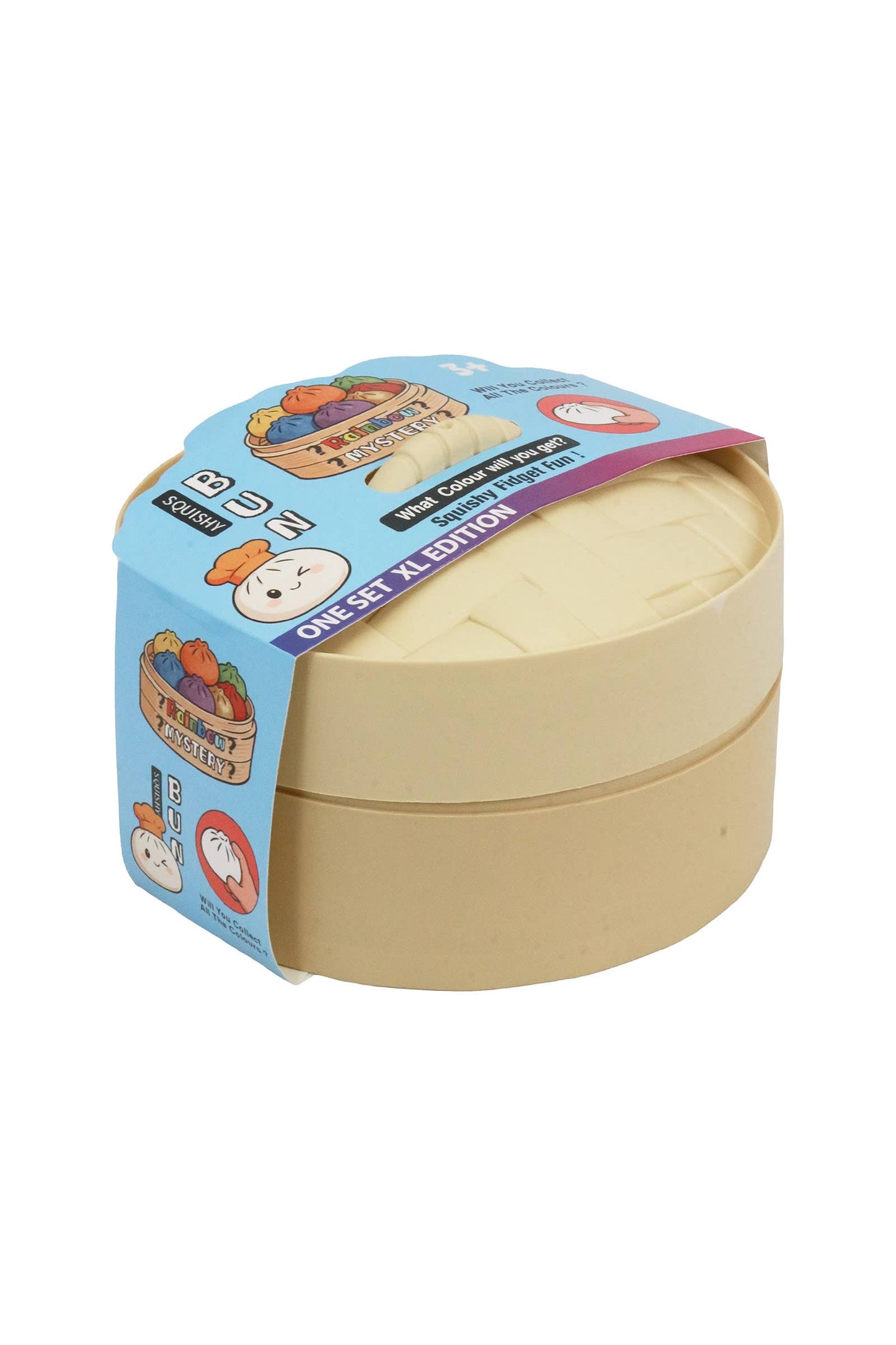 Jumbo Bao Bun Dumpling Soft Slime Filled Squishy - 6 Inch