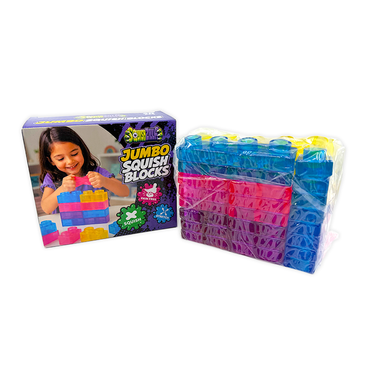 Fun Doh JUMBO Squish Blocks Building Sensory Toy