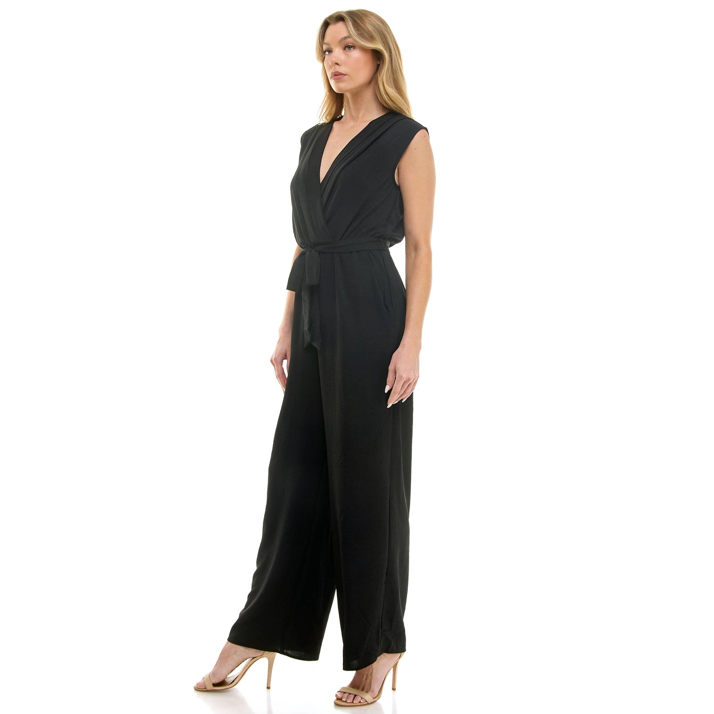 SASSY WHISPERS IN THE AIR WRAP JUMPSUIT
