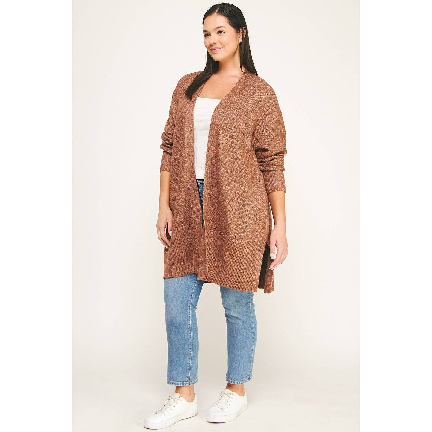 CURVY COZY CONFIDENCE LONG CARDIGAN