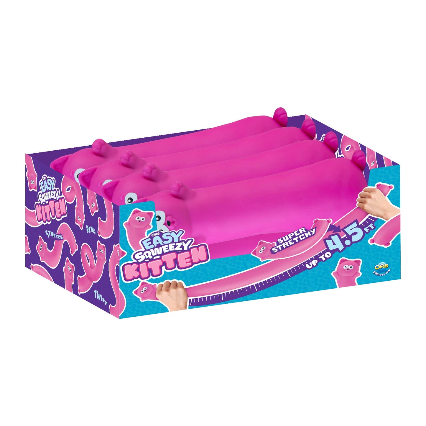 ORB Easy Sqweezy Stretchy SQUISH Pet Cat