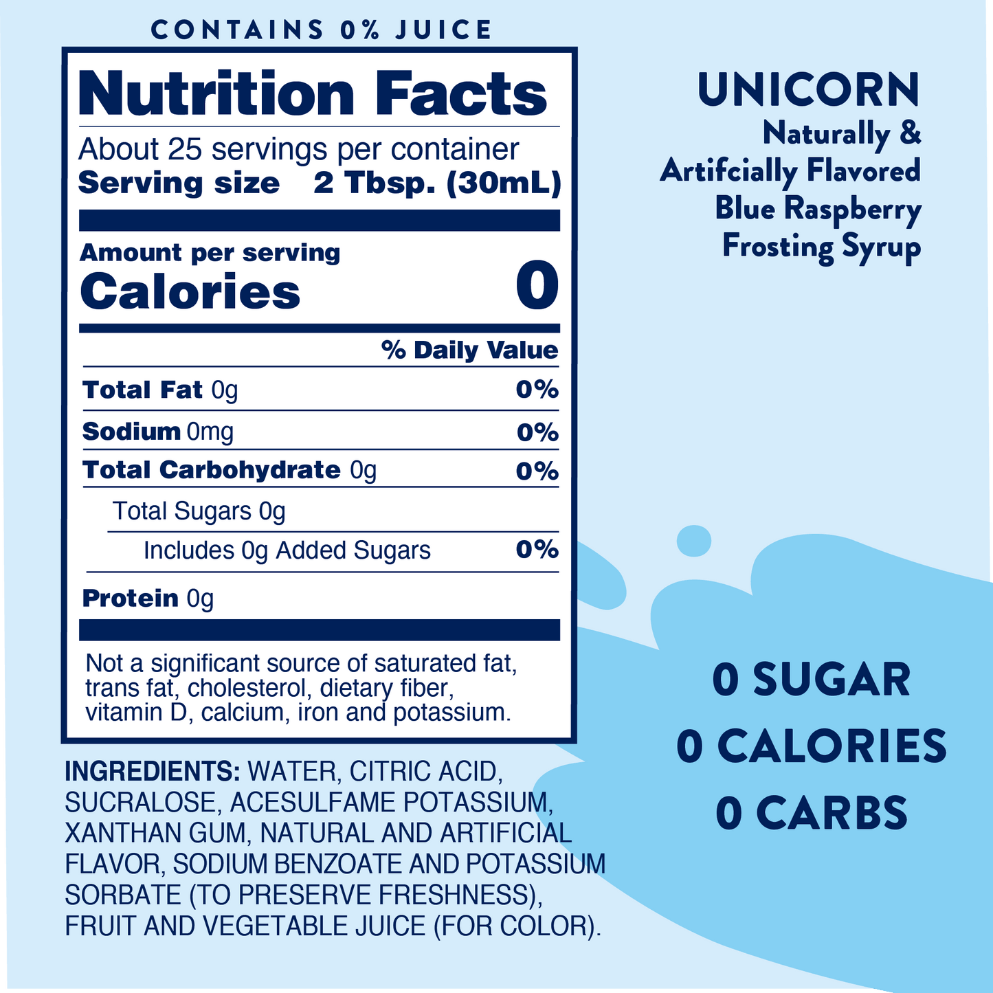 Sugar Free Unicorn™ Syrup