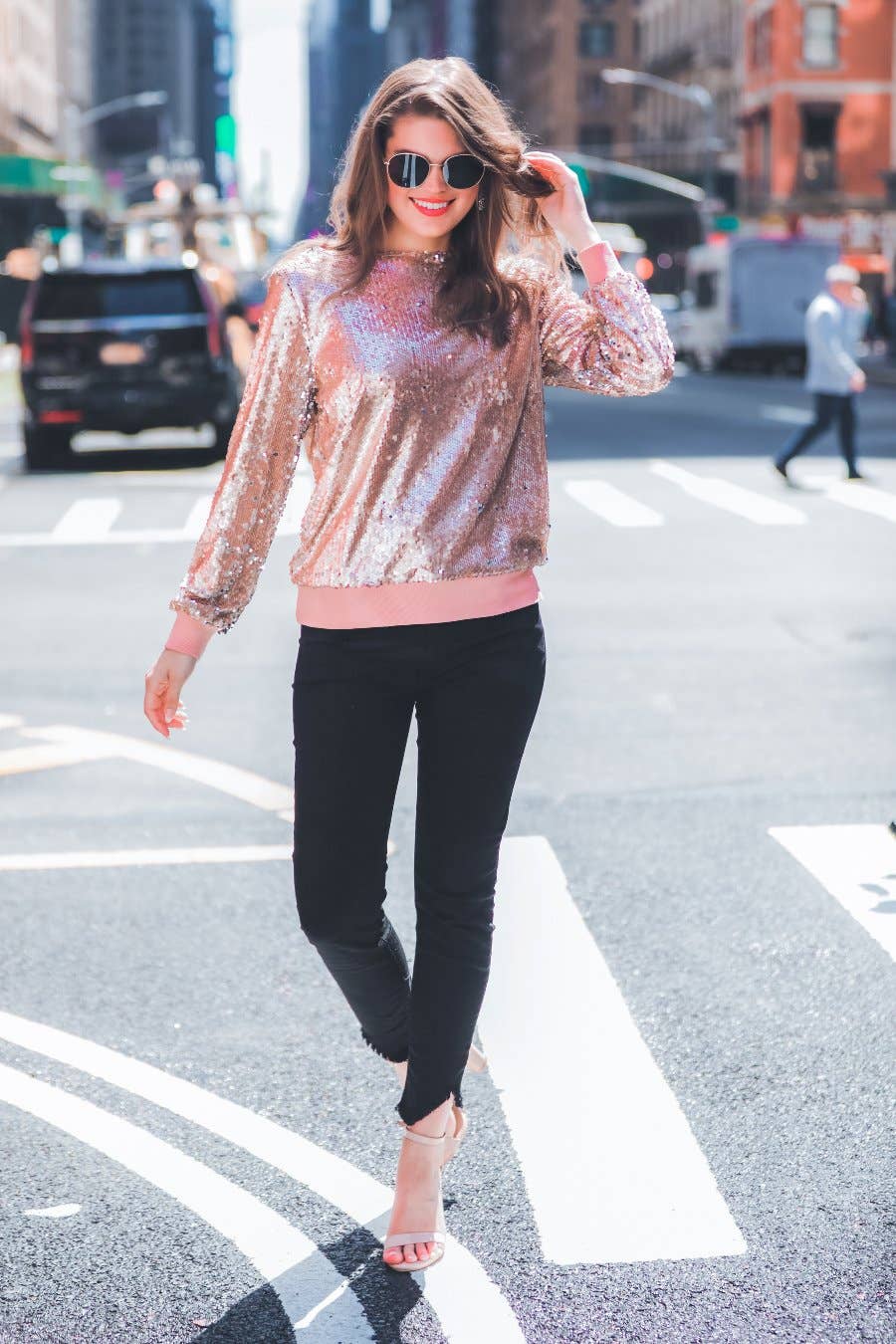 In The Spotlight Carazy Sequin Top