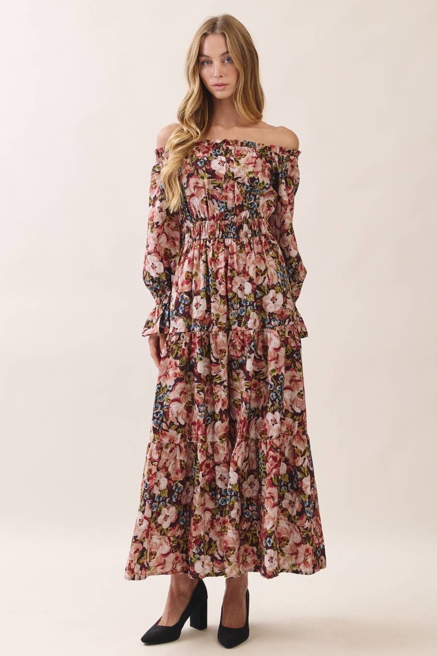 Floral FALL ODDI Midi Dress