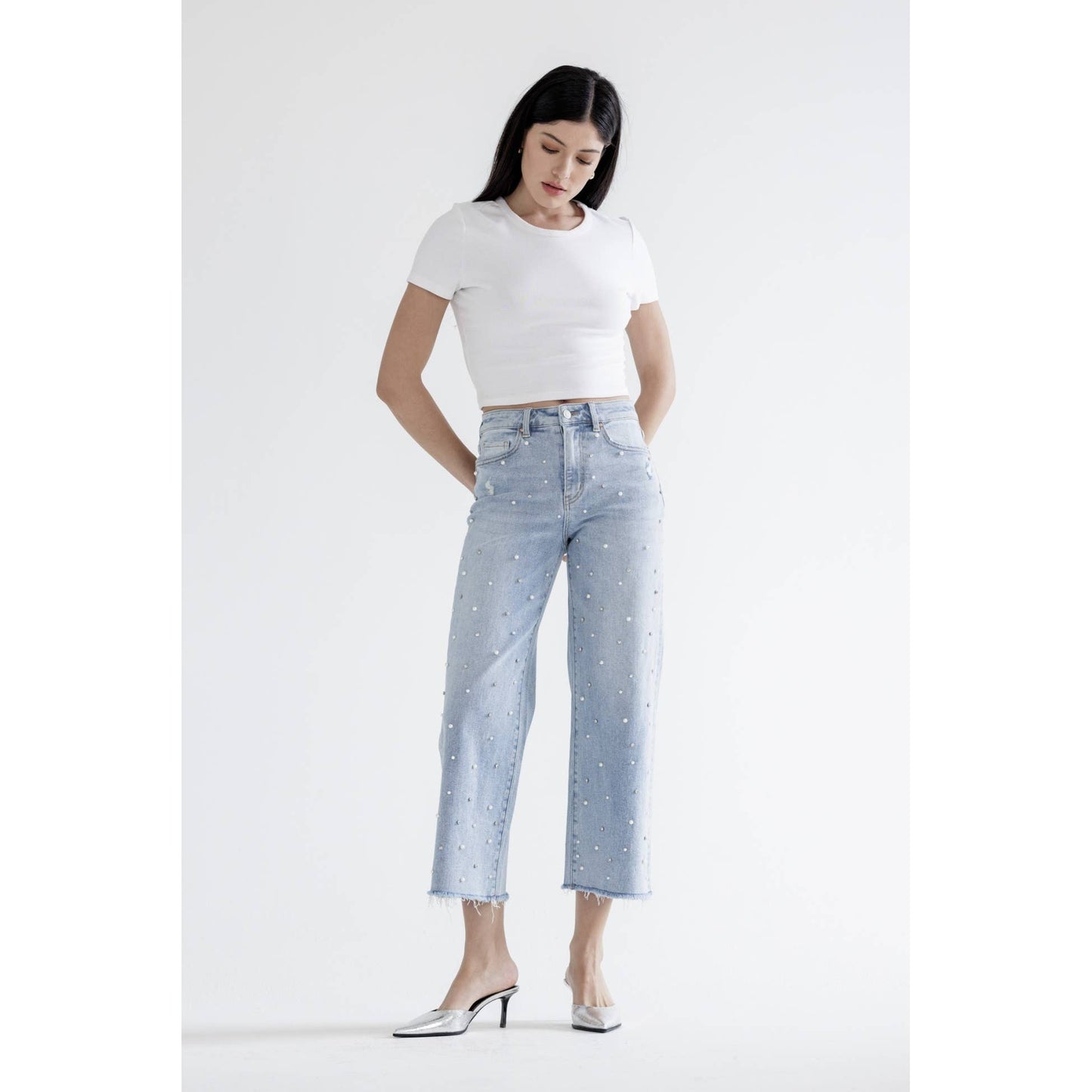 MICA HR WIDE LEG W/ Pearls