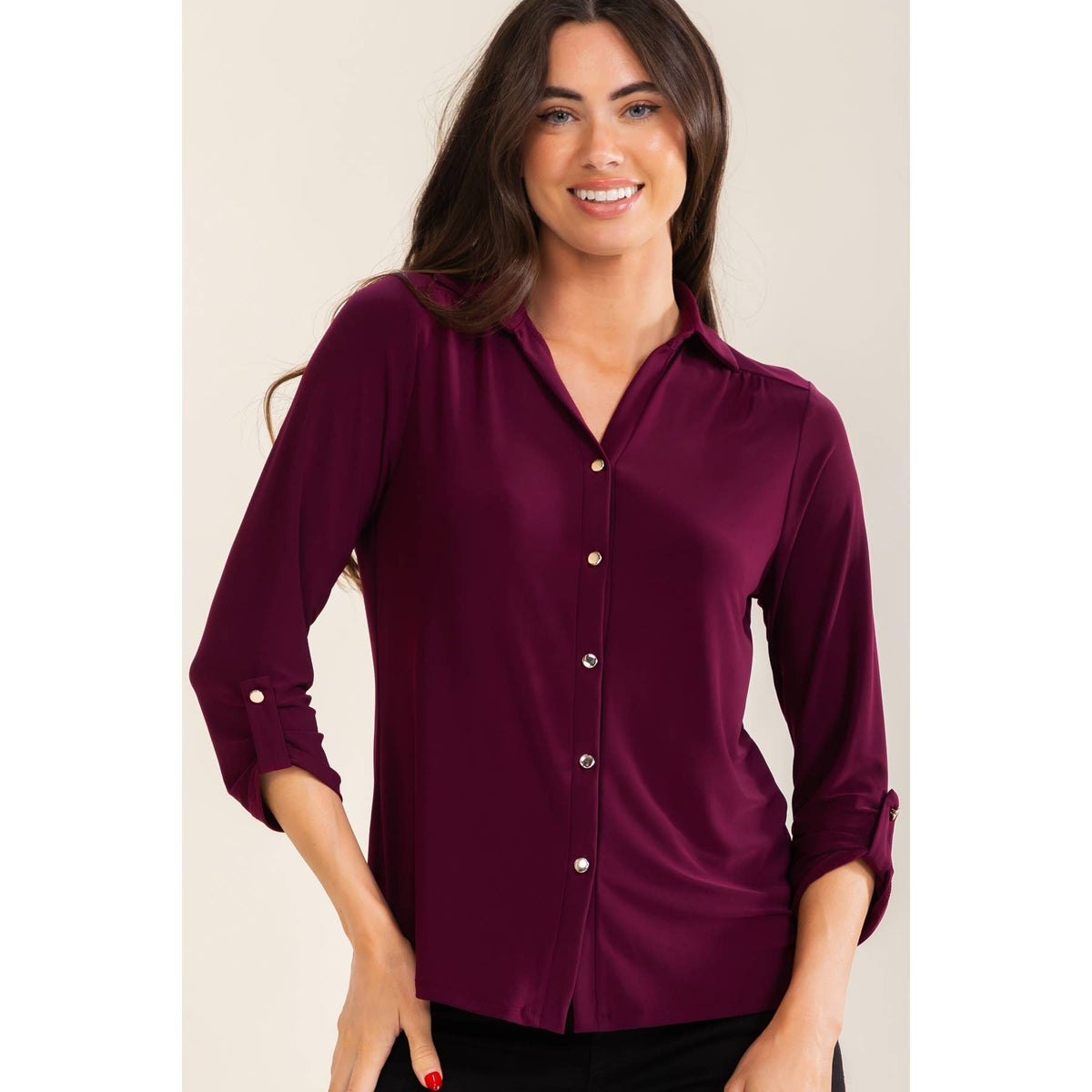COLLAR BUTTON DOWN SHIRT