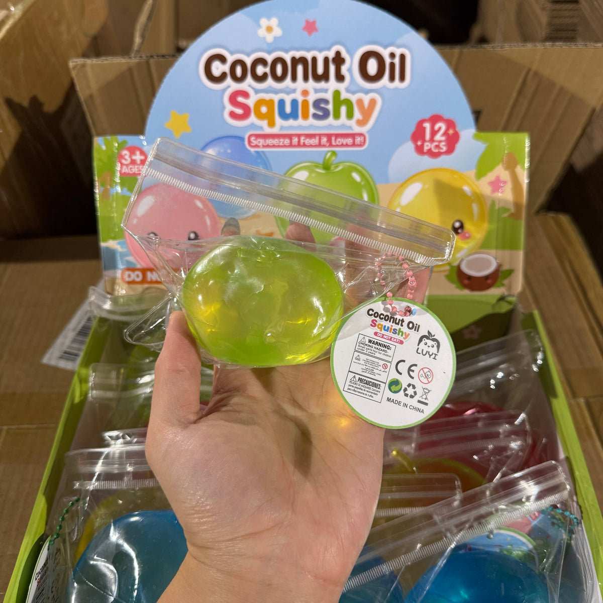 Coconut Oil Vaseline Colorful Apple Squishy