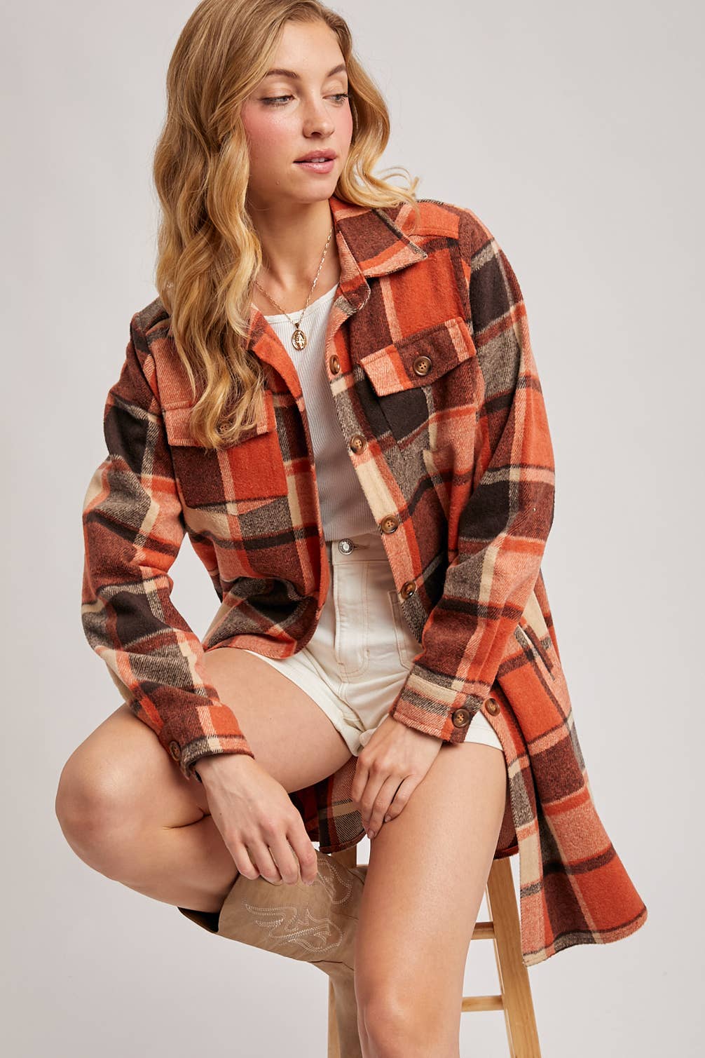 FLANNEL  PLAID SHACKET