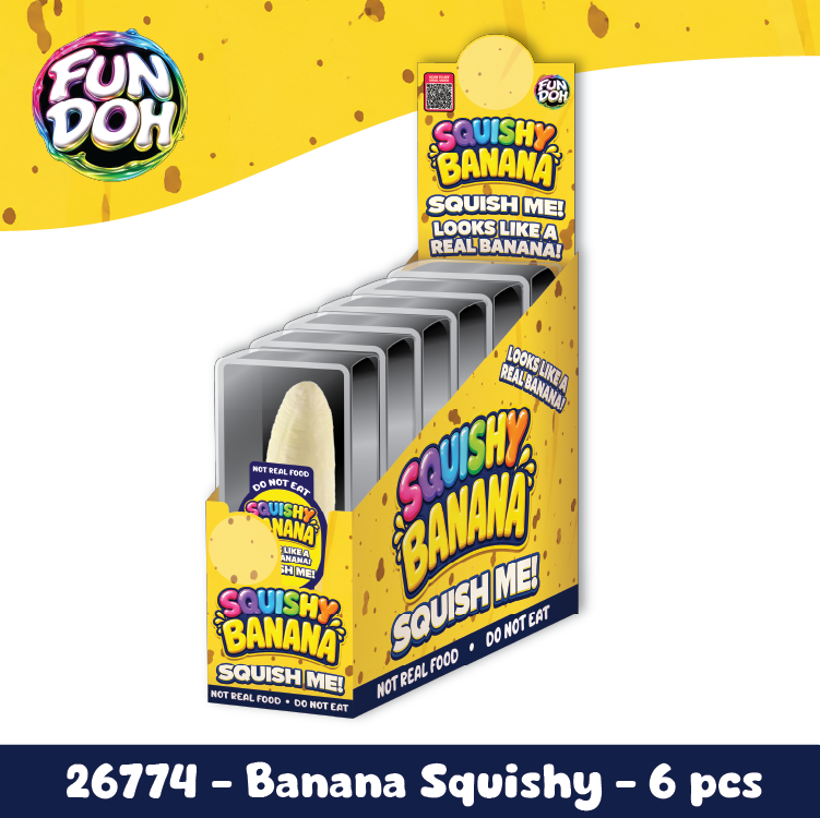 Fun Doh Banana Squishy Stress Relief
