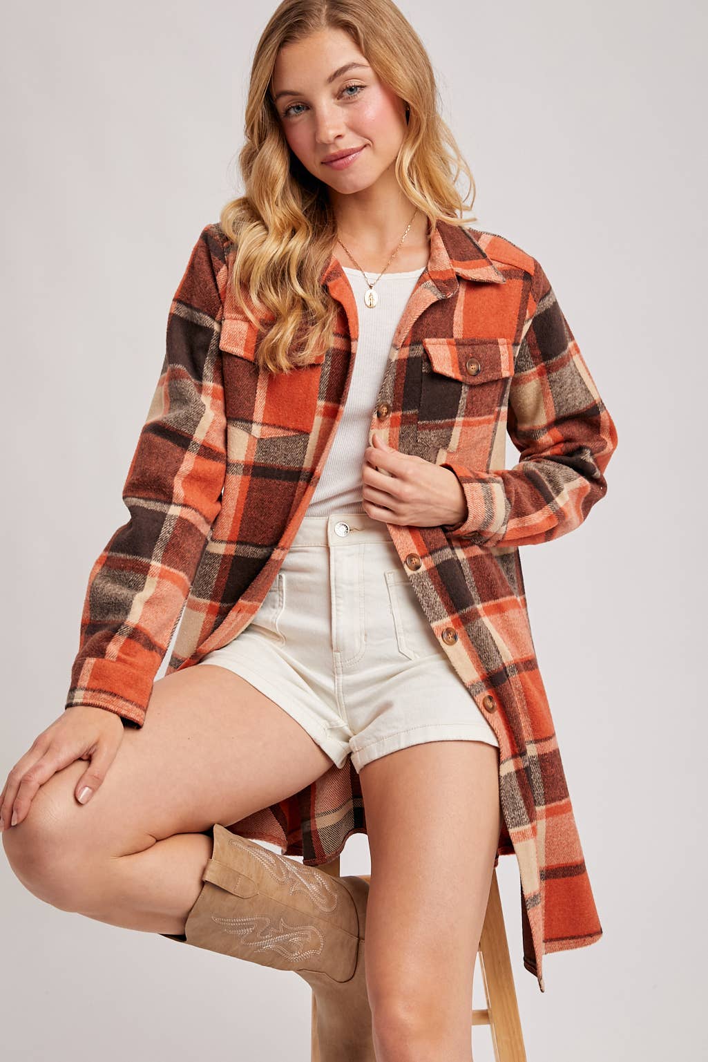 FLANNEL  PLAID SHACKET