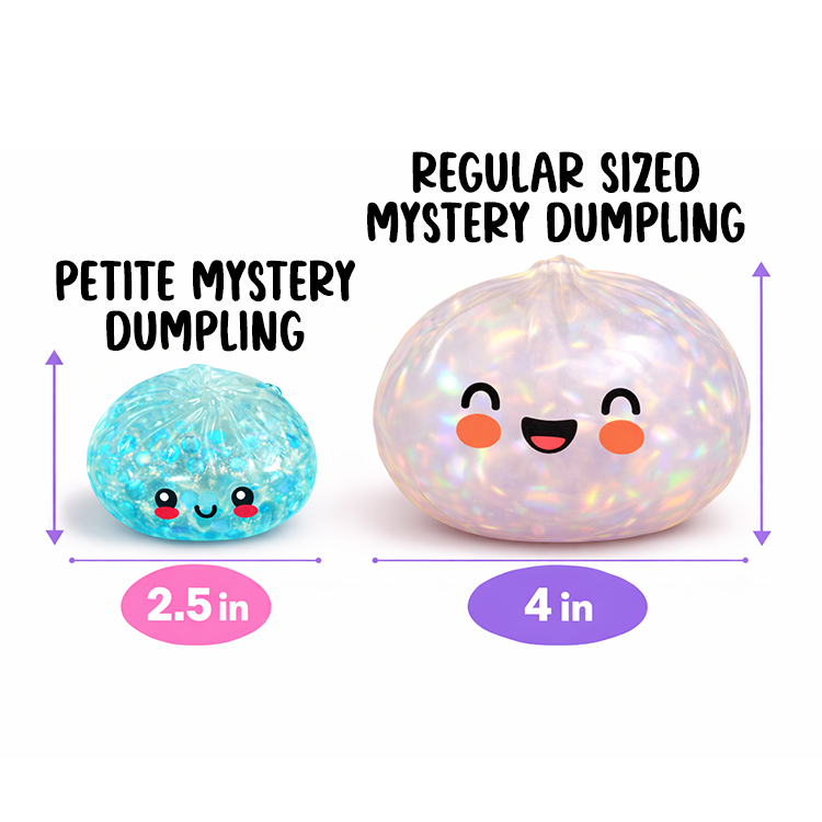 Pre-Order Squishy Mystery Mini Petite 2.5" Dumpling Toy EST Arrival June 10th