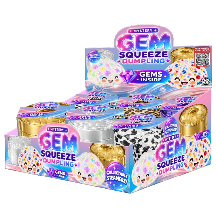 NEW!!! Fun Doh Mystery Gem Filled Squishy Dumpling NOV 20th SHIP DATE