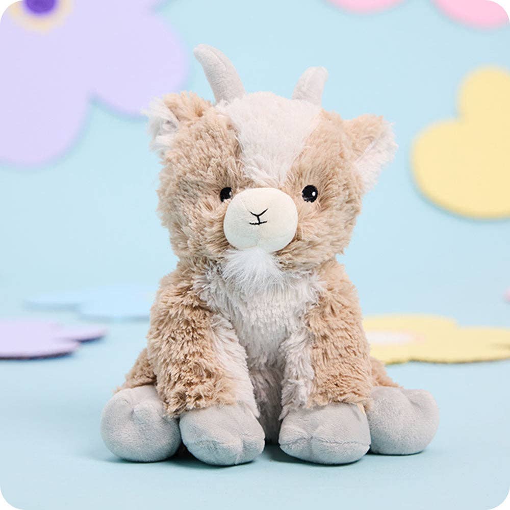 Goat Warmies Heatable Plush Warm Friend Microwave 13 inch Weighted lavender scented
