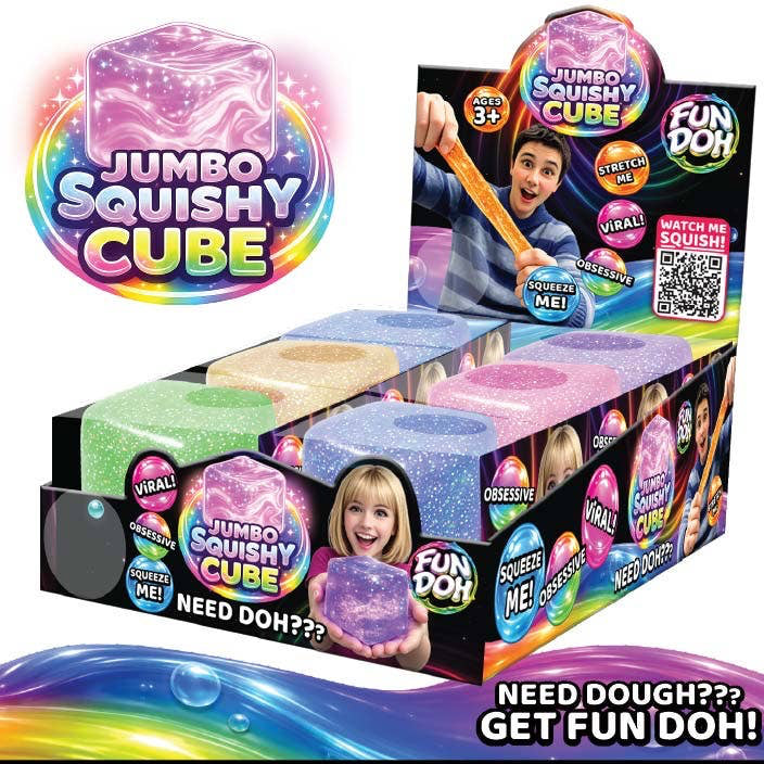 Squishy Cube GLITTER