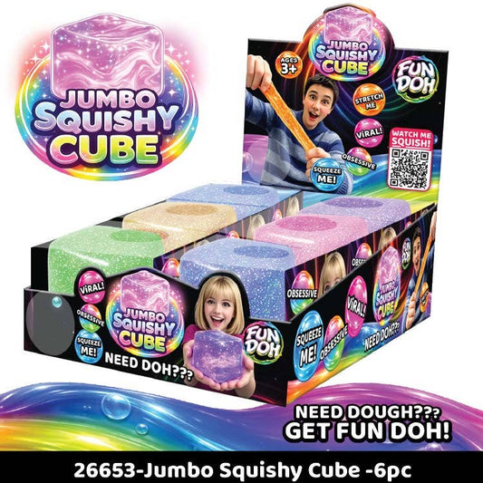Pre Order JUMBO Squishy Cube EST Arrival June 14th