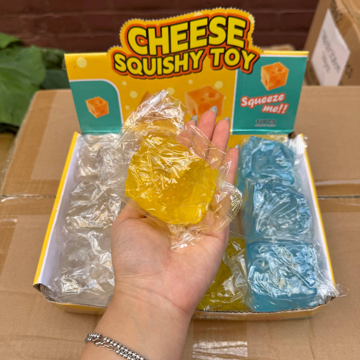 Coconut Oil Vaseline Warm Color Square Cheese SQUISHY