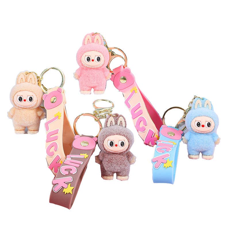 Cartoon Silicone Keychain With Various Character Designs