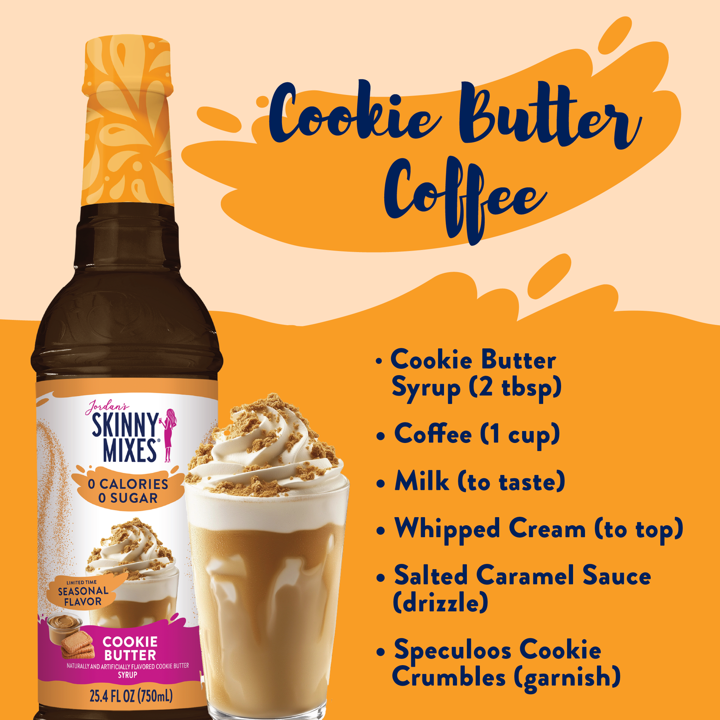 Sugar Free Cookie Butter Syrup (Harvest)