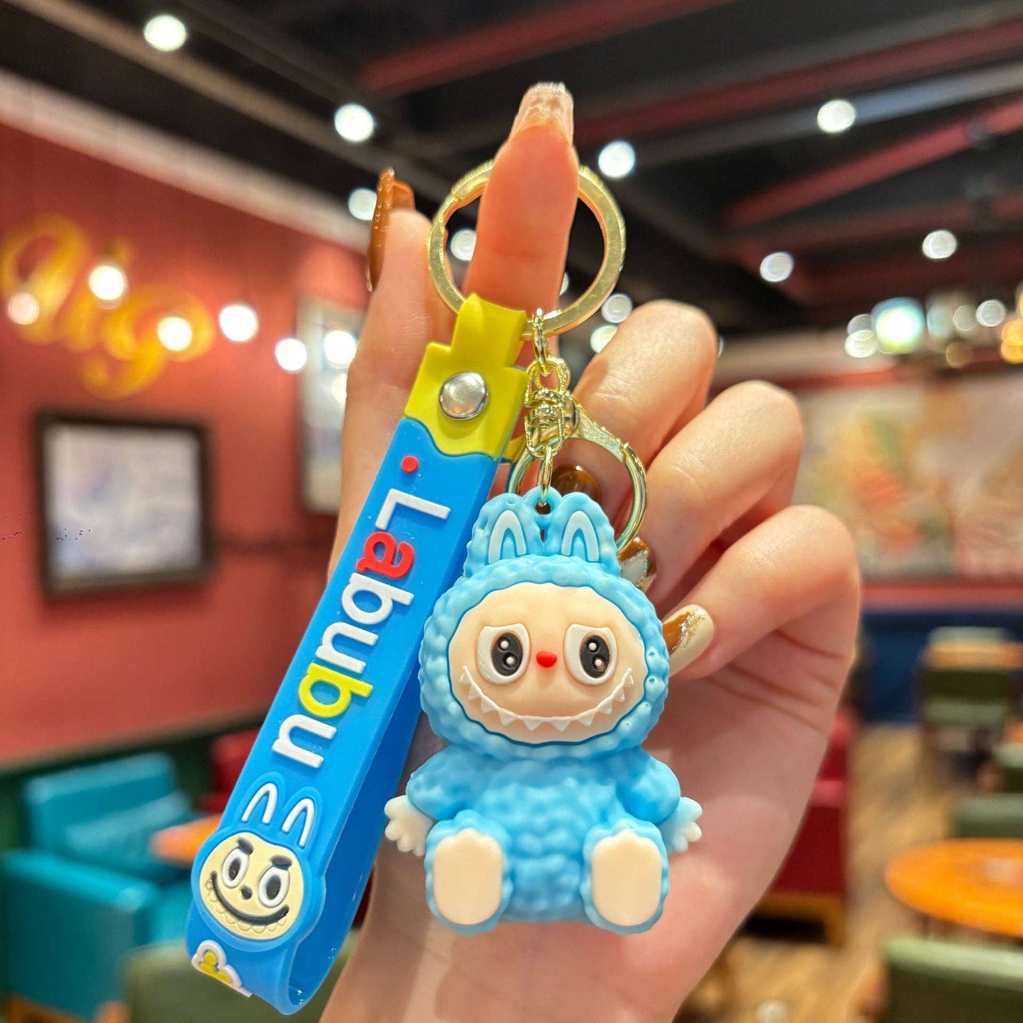 Cute Silicone cute monster Keychain Bag Pendant