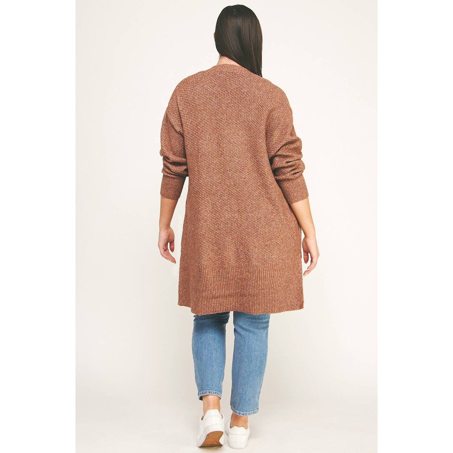 CURVY COZY CONFIDENCE LONG CARDIGAN