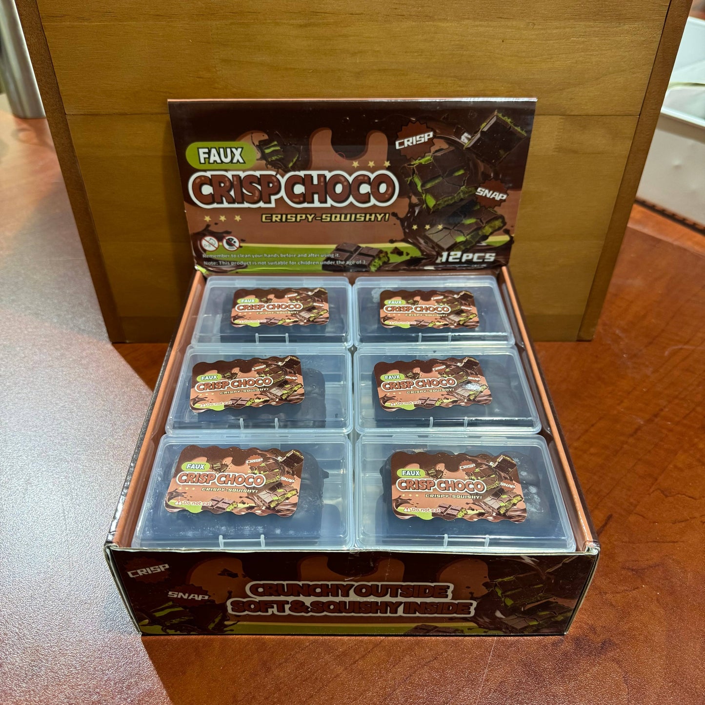 Crispy Crackling Mint Chocolate Squishy