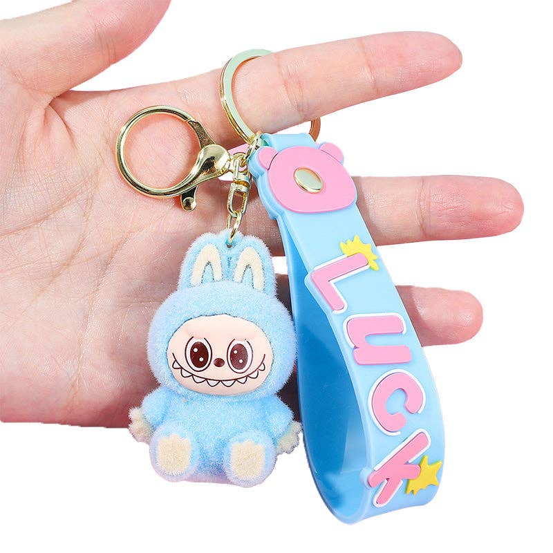 Cartoon Silicone Keychain With Various Character Designs