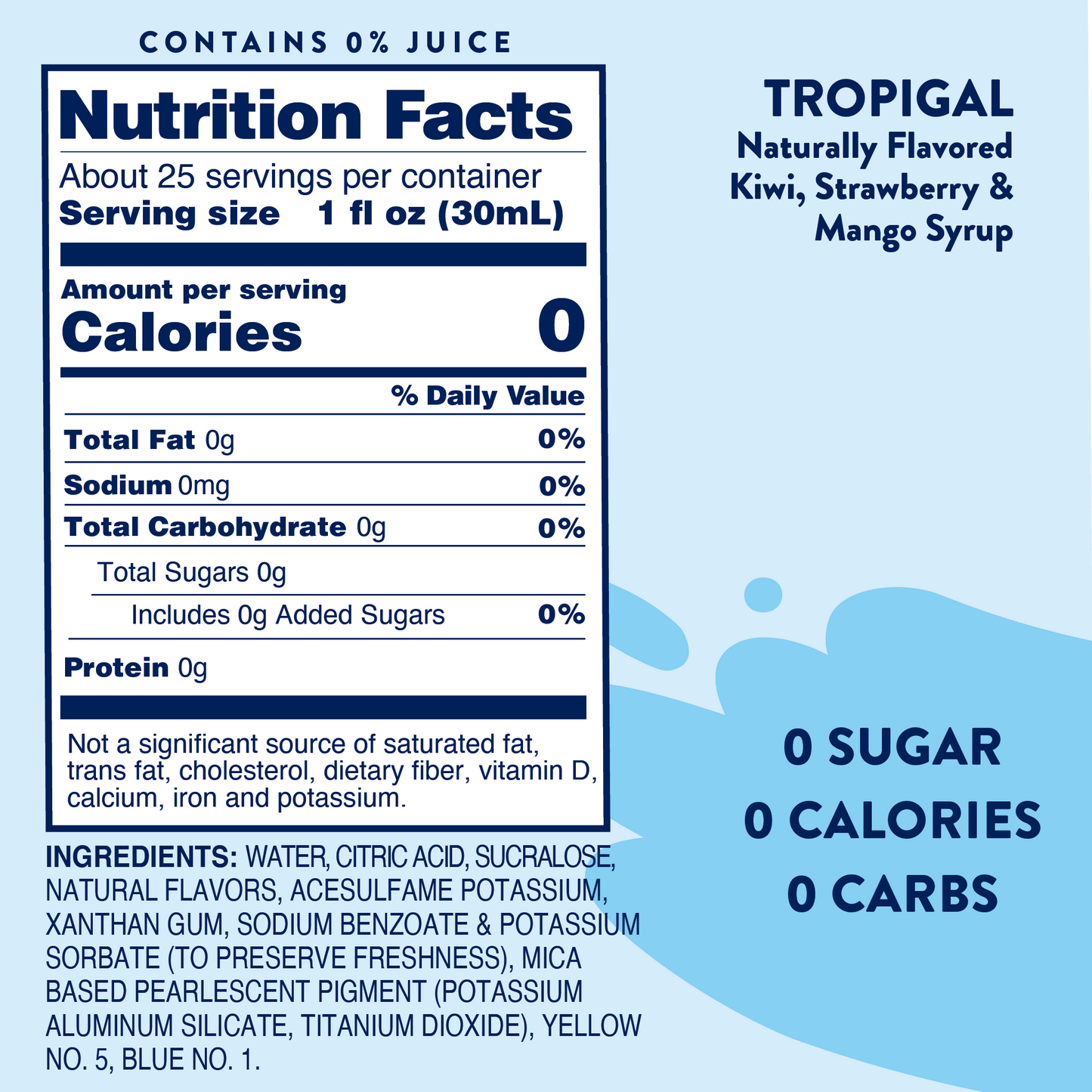 Sugar Free Tropigal™ Linda Syrup