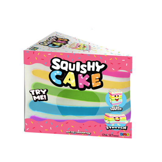 Pre Order Giant Rainbow Cake Slice Squishy EST Arrival Oct 1st