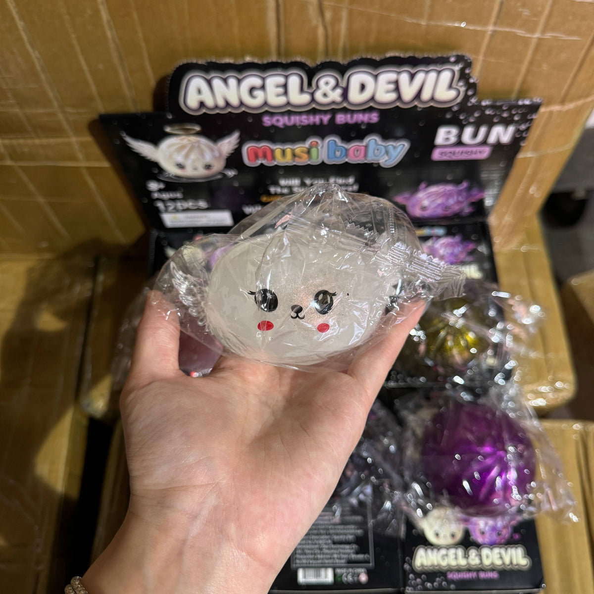 Angel and Devil Glitter Gel Dumpling