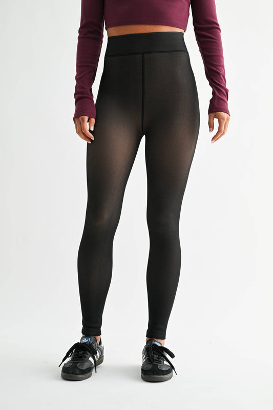 Fur Lined MonoB High-Waisted Tights