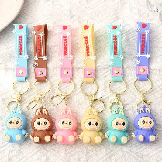Cute Silicone Cartoon Keychain –  Bag & Car Charm Gift
