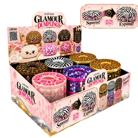 NEW Fun Doh Glamour Slow Rise Dumpling Squishy