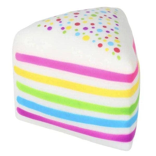 Pre Order Giant Rainbow Cake Slice Squishy EST Arrival Nov 20th