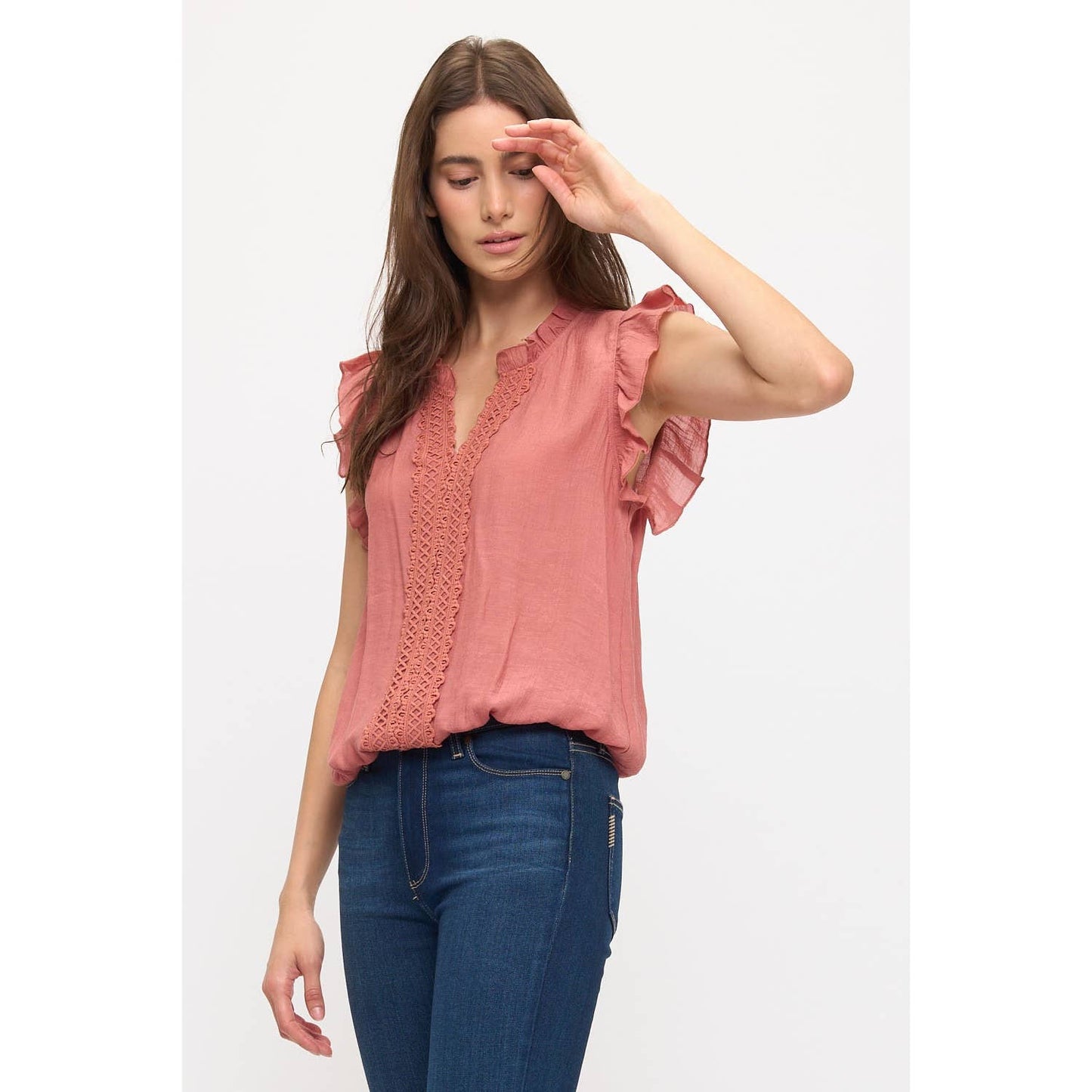 BOHO CROCHET SMOCKING TANK