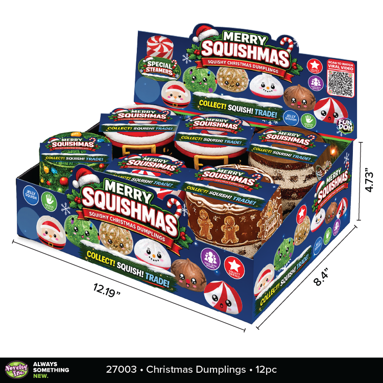 Fun Doh Christmas Dumpling Squishy Toy