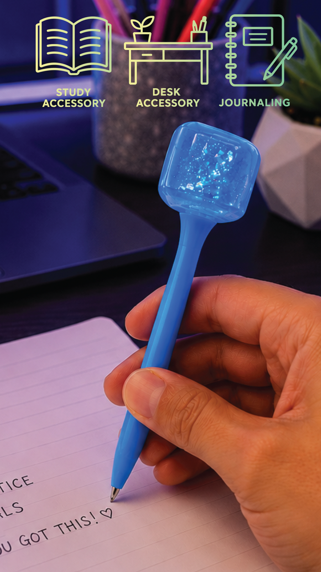 Pre Order Desk Pops Squishy Cube Pen EST Arrival Aug 23rd