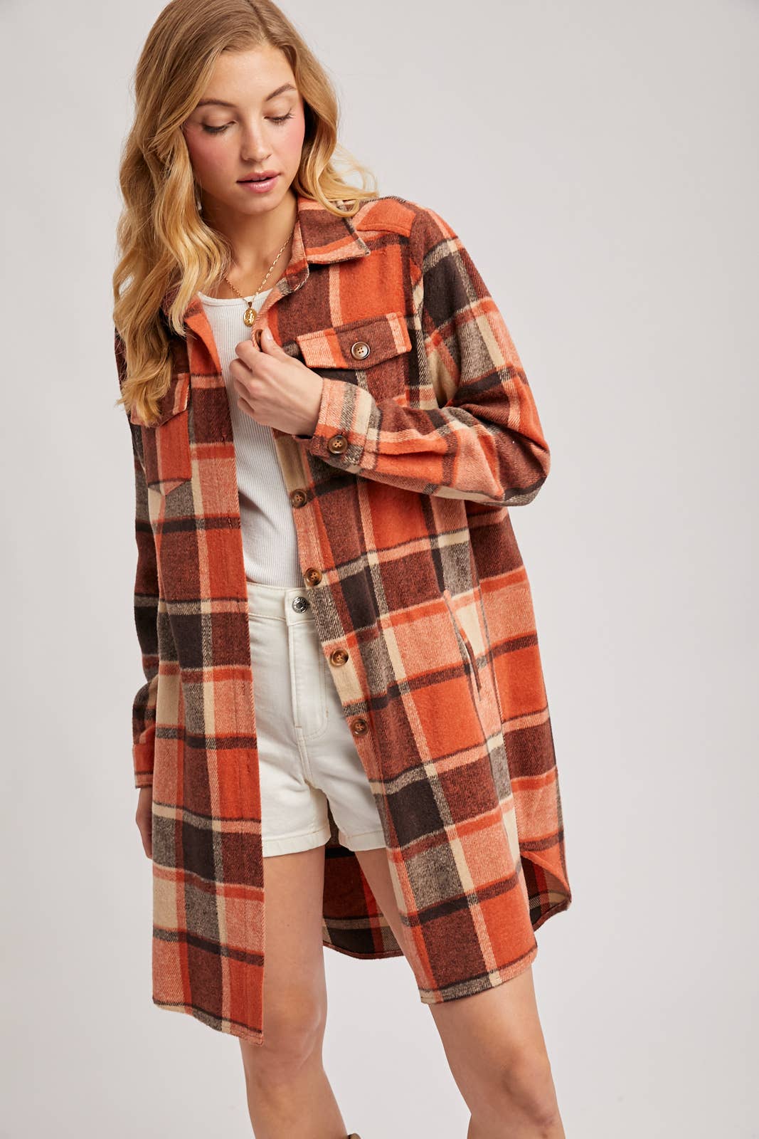FLANNEL  PLAID SHACKET