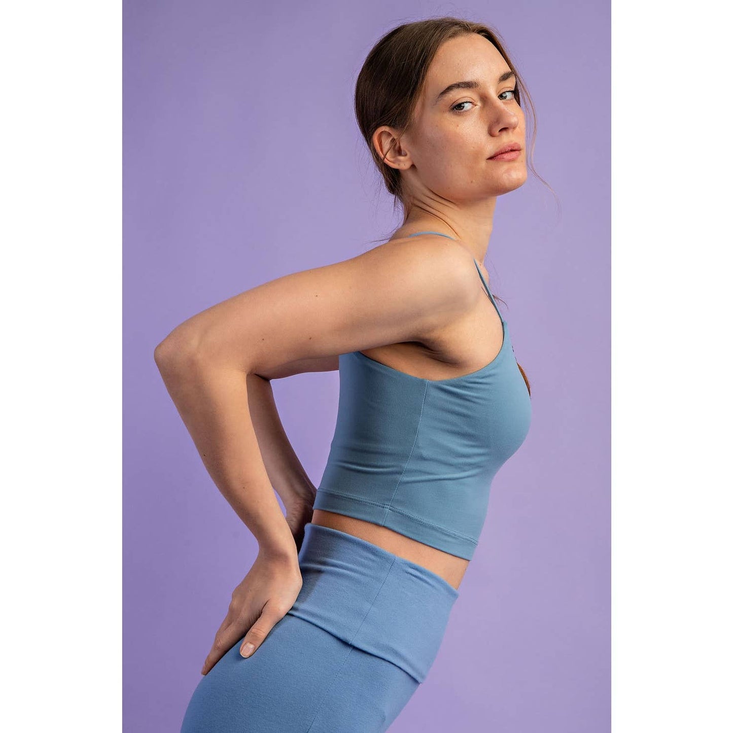 BUTTER BASIC CROPPED CAMISOLE