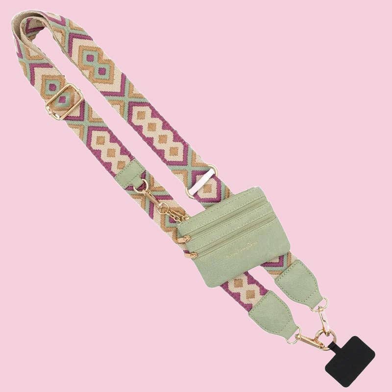 Diamond Print Bag Strap