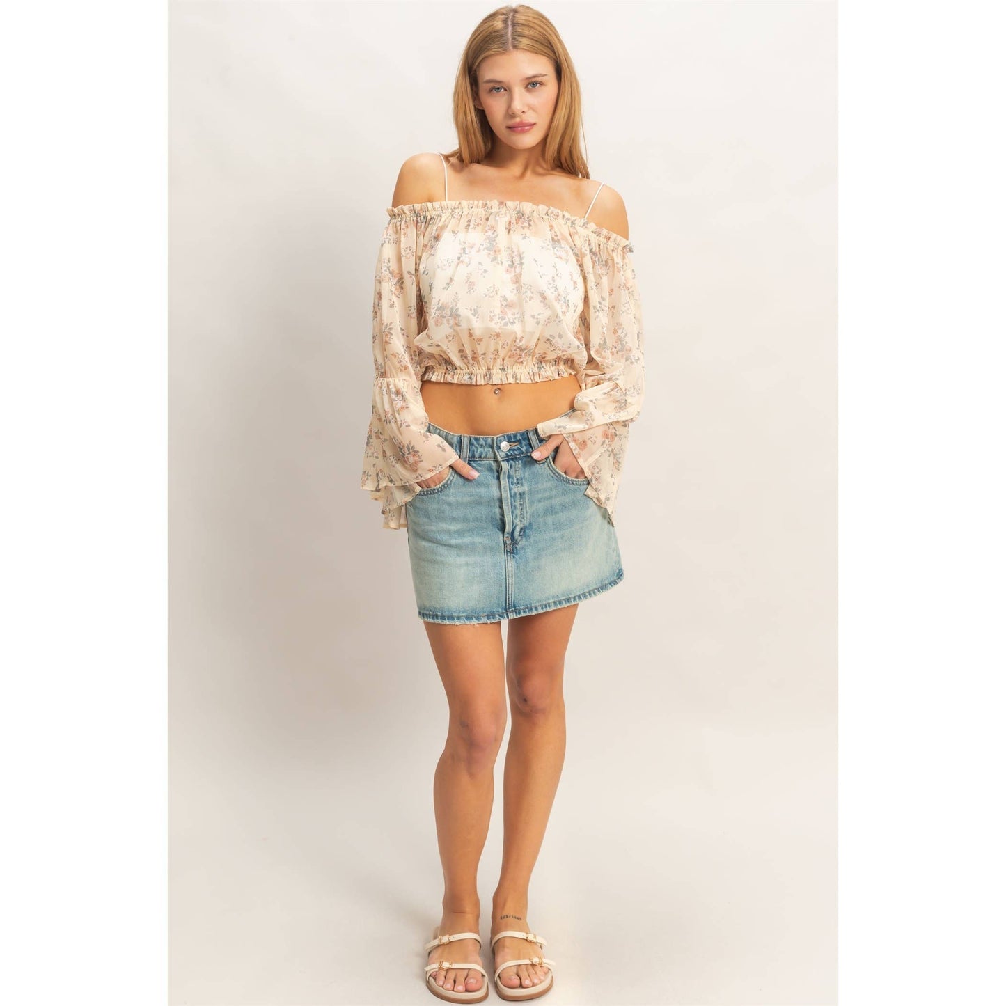 Floral Off Shoulder Top