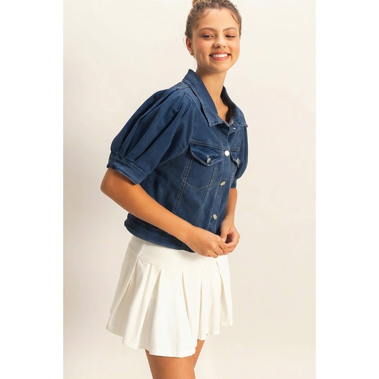 Lovely Washed Denim Jacket