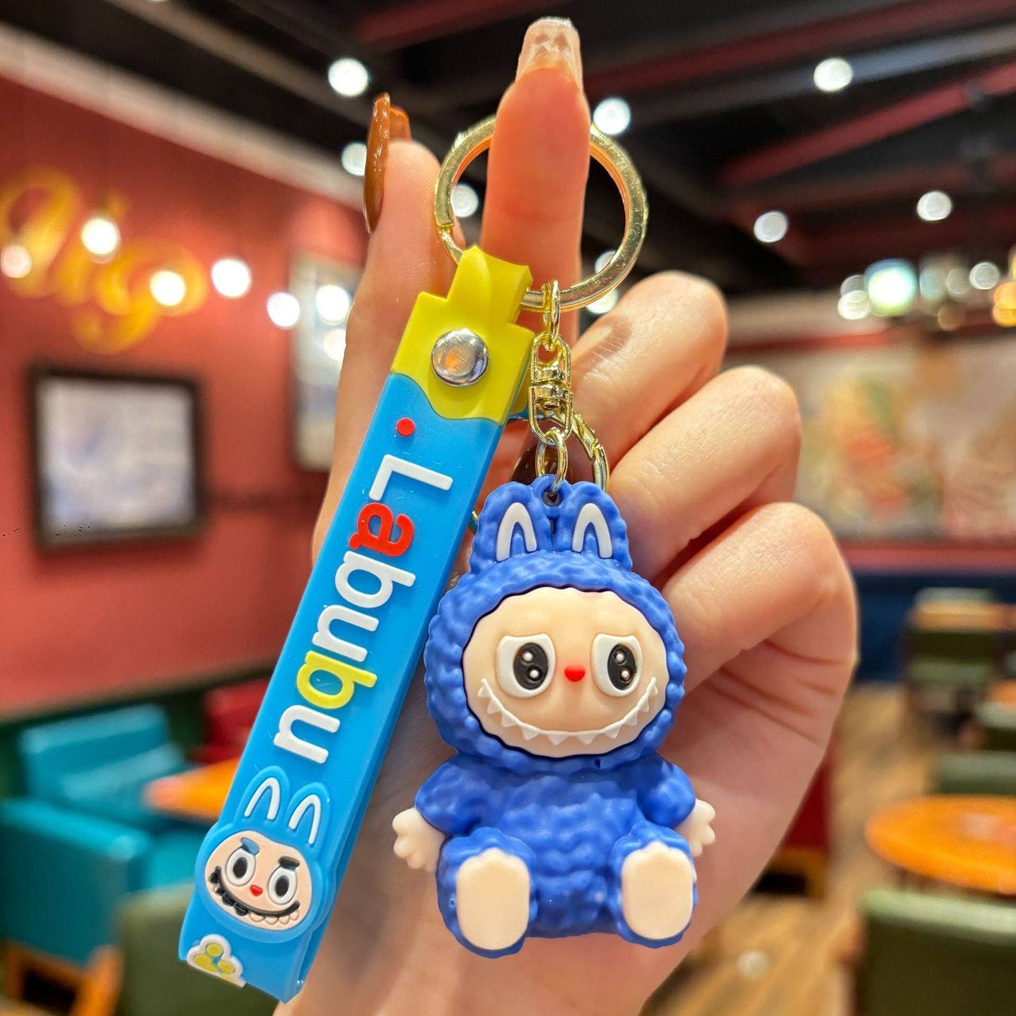 Cute Silicone cute monster Keychain Bag Pendant