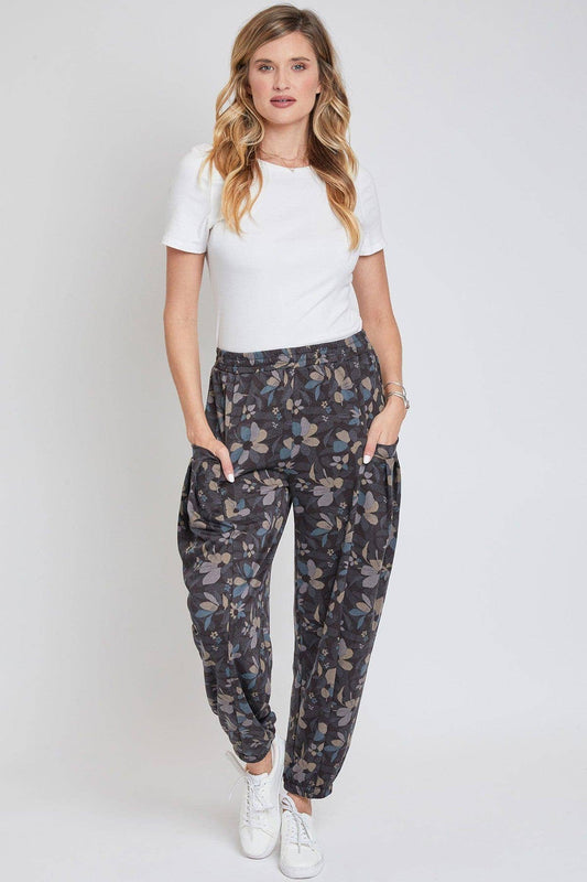 Elastic Ballon Pant with Pockets