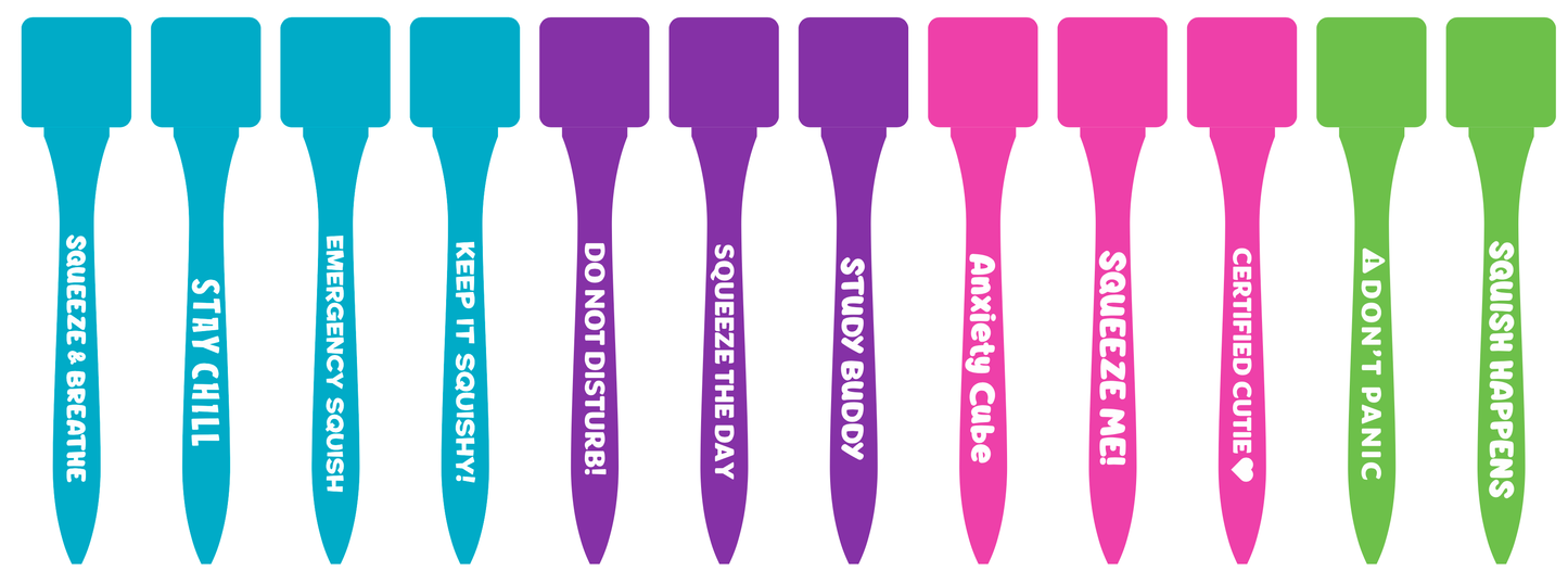 Pre Order Desk Pops Squishy Cube Pen EST Arrival Aug 23rd