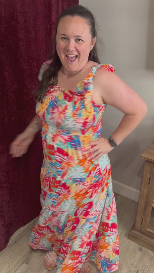 Floral Vacation Dress