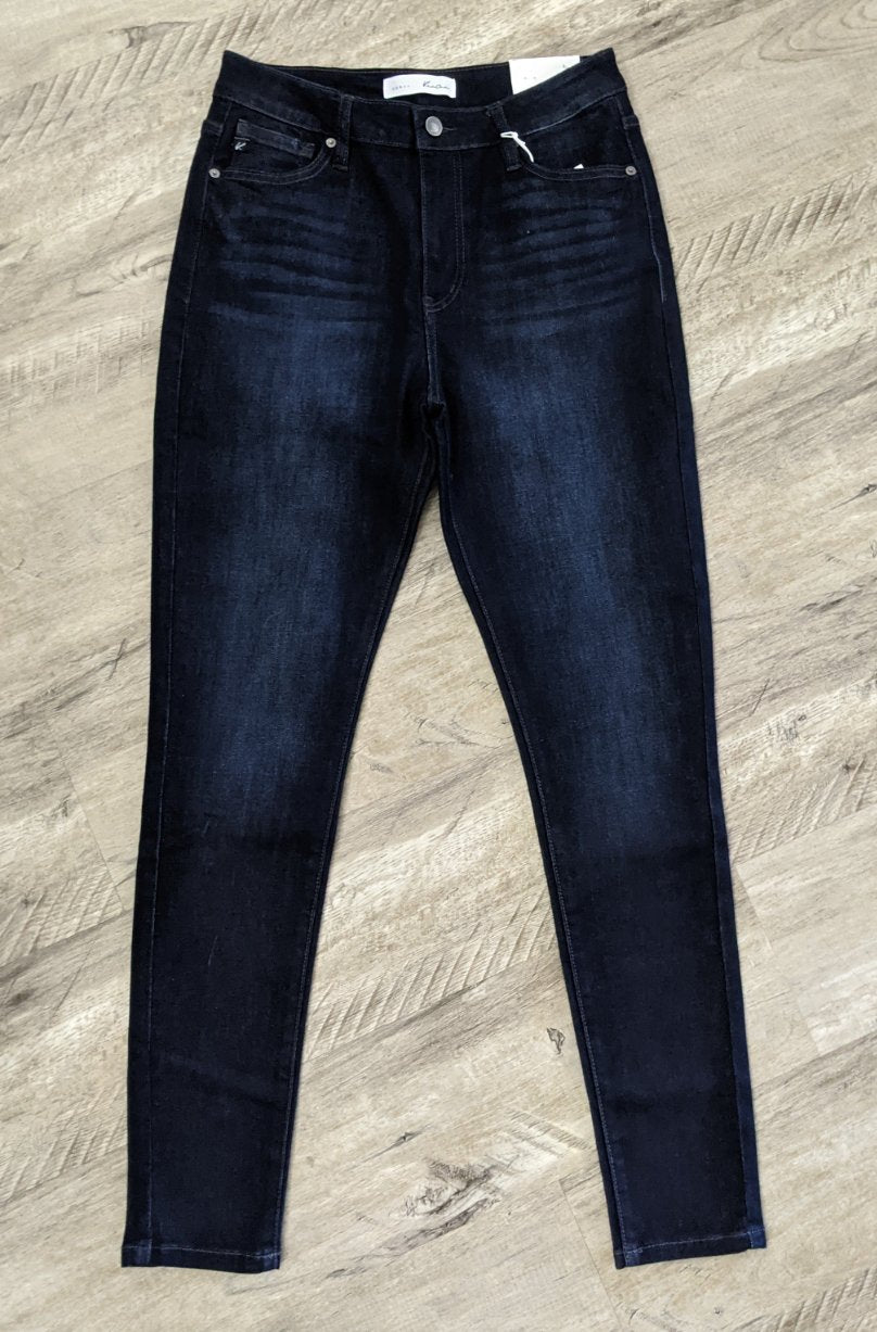 Kancan Dark Wash Skinny Jeans NO RIPS