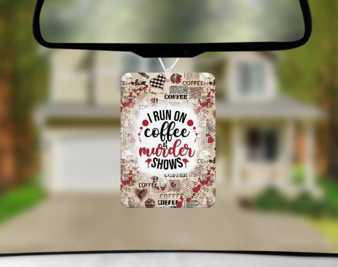 Car Freshener - Coffee and Murder Shows